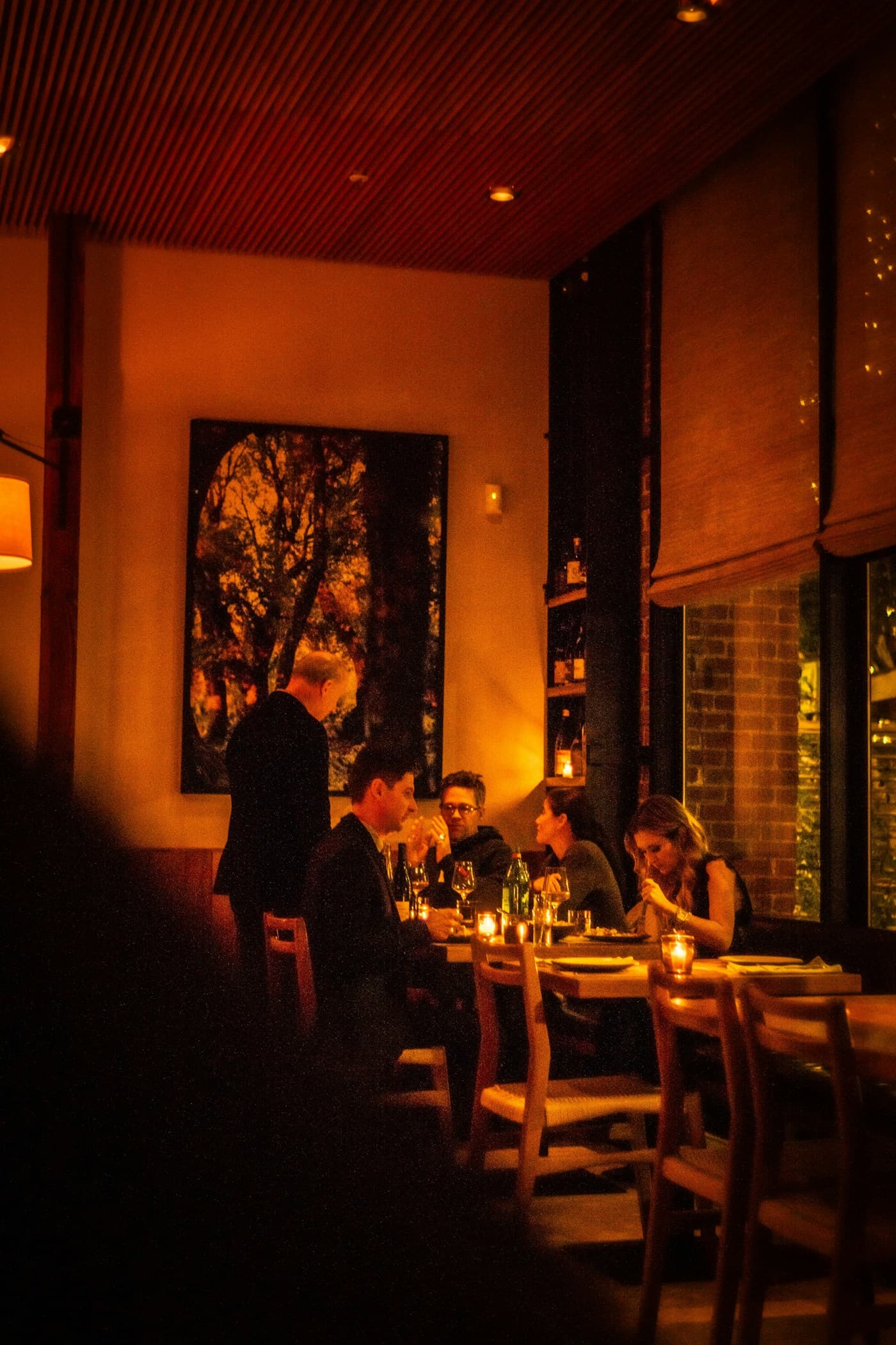 Guests dining together at Casa Aurelia